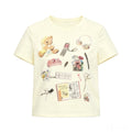 MOF_Pale_Yellow_Adhd_Letter_Print_Pleated_Women's_Modal_Cotton_Short_Sleeve_T-shirts_1055930092980_MISSTT