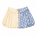 MOF_Plaid_Color_Block_Bubble_Ruched_Reversible_Women's_Cotton_Mini_Skirts_1073974907414_MISSTT
