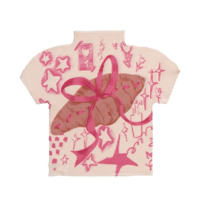 MOF_Playful_Graffiti_Printed_Ruched_Slim_Fit_Women's_Polyester_Crop_Tops_1028567069734_MISSTT