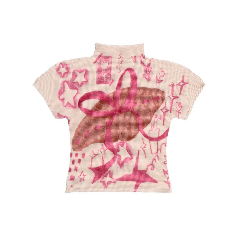 MOF_Playful_Graffiti_Printed_Ruched_Slim_Fit_Women's_Polyester_Crop_Tops_1028567069734_MISSTT