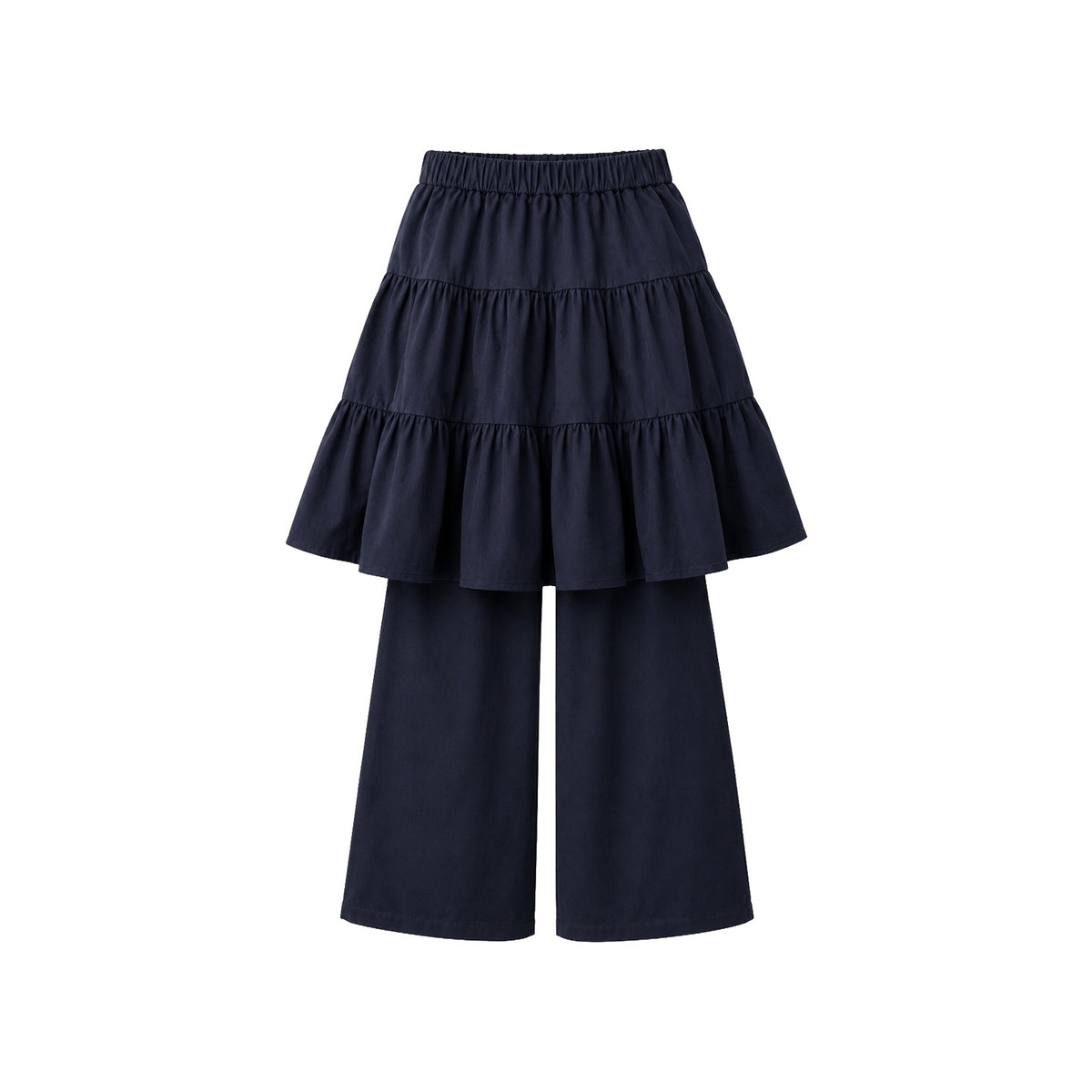 MOF_Pleated_Layered_Look_Straight_Leg_Cotton_Blend_Women's_Skorts_1085844852769_MISSTT