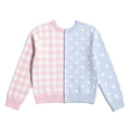MOF_Polka_Dot_Color_Block_Diy_Patchwork_Cardigan_Women's_Knit_Sweaters_1078062336136_MISSTT