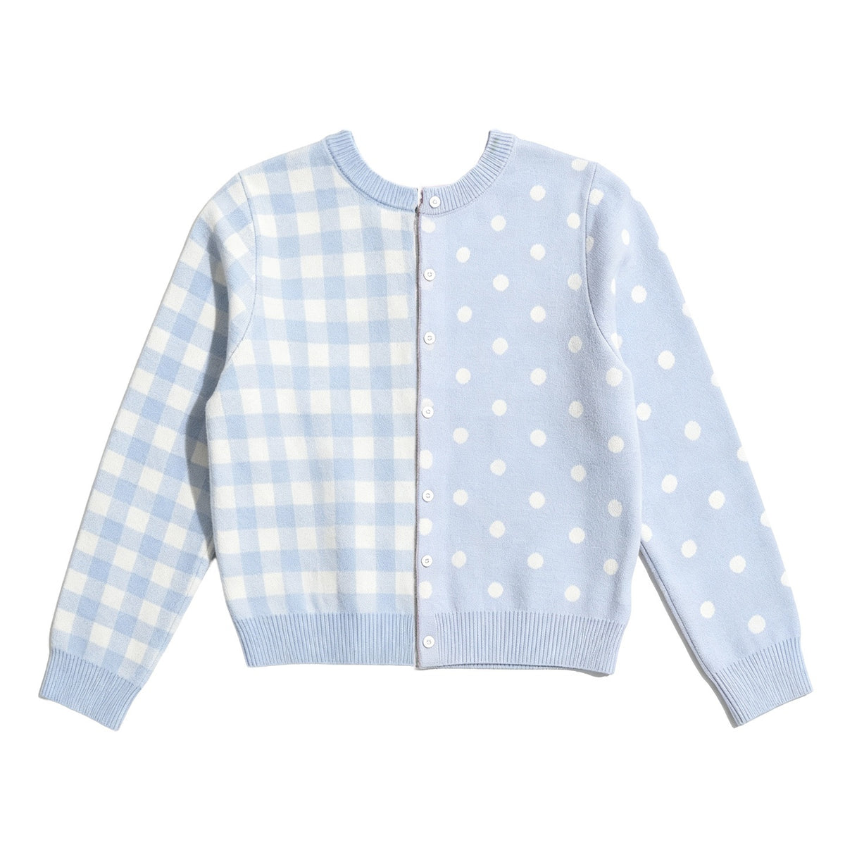 MOF_Polka_Dot_Color_Block_Diy_Patchwork_Cardigan_Women's_Knit_Sweaters_1078062336136_MISSTT