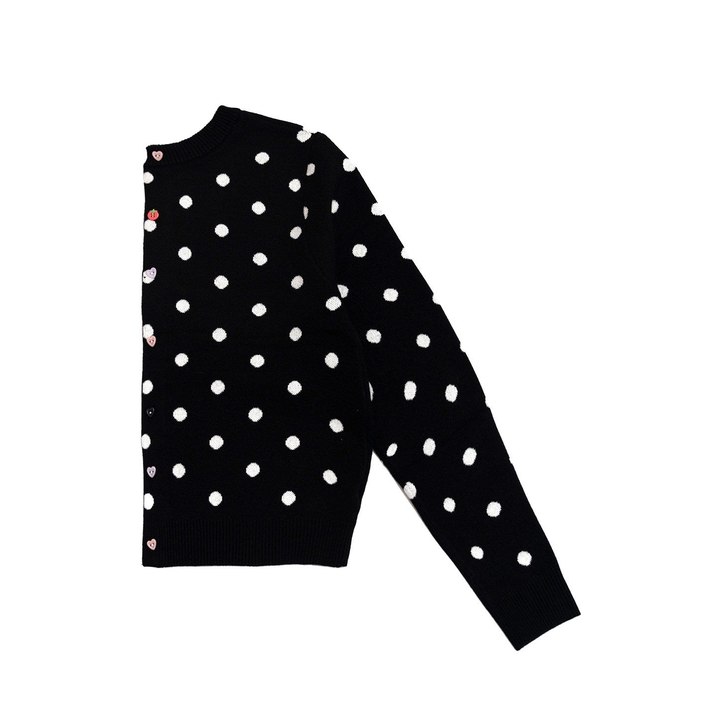 MOF_Reversible_Half_And_Half_Polka_Dot_Plaid_Women's_Viscose_Blend_Cardigans_984061930410_MISSTT