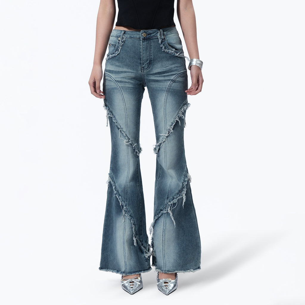 MOGONGSHE_American_Vintage_Frayed_Hem_Micro_Flare_Women's_Denim_Flare_Jeans_980477331521_MISSTT