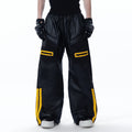 MOGONGSHE_Black_Yellow_Colorblock_Biker_Style_Women's_Pu_Leather_Wide-leg_Pants_997154212050_MISSTT