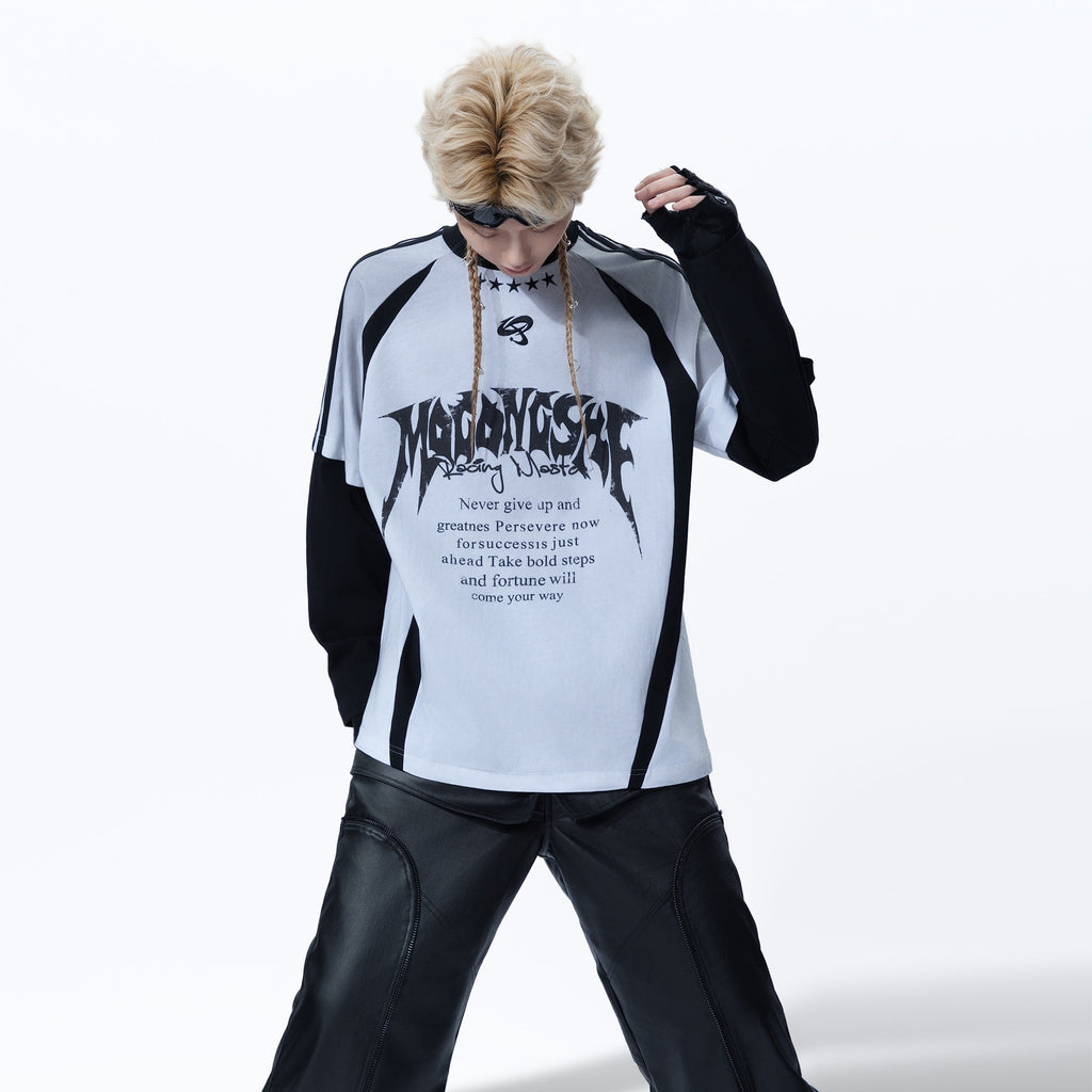 MOGONGSHE_Dark_Street_Patchwork_Colorblock_Distressed_Logo_Women's_Long_Sleeve_T-shirts_1009770947931_MISSTT