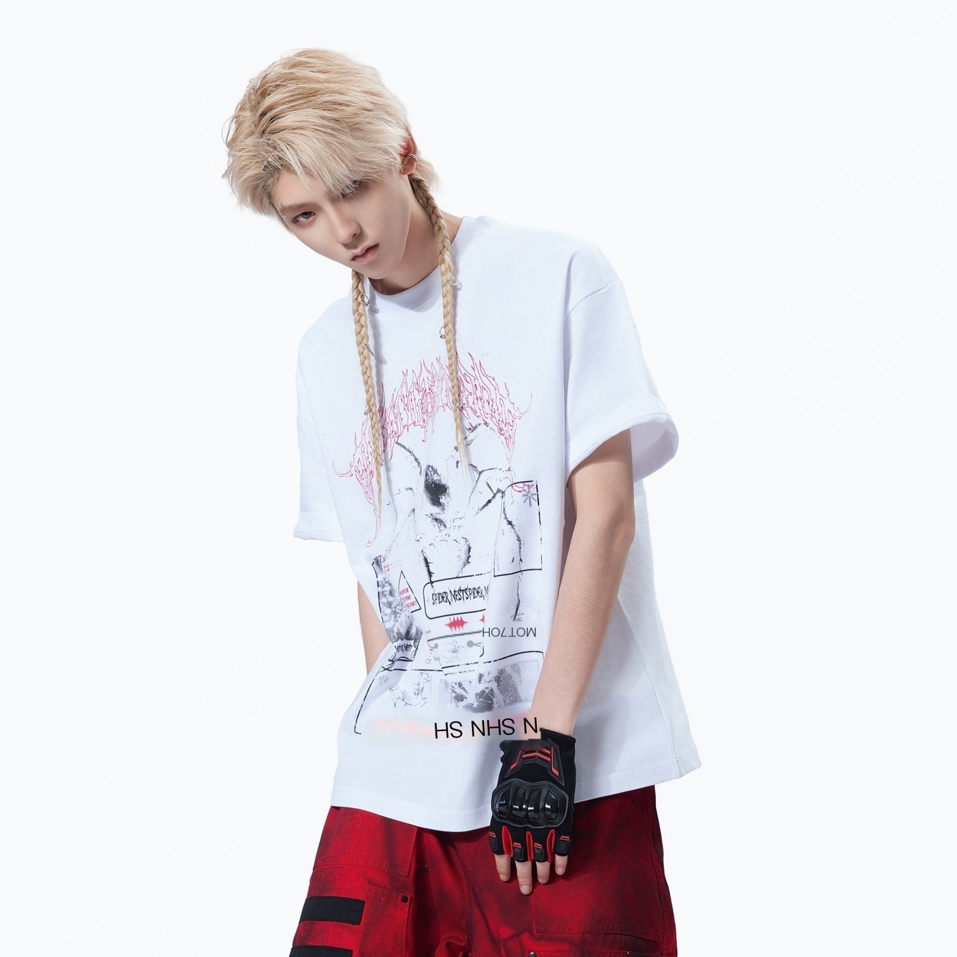 MOGONGSHE_Edgy_Retro_Letter_Print_Oversized_Women's_Cotton_Short_Sleeve_T-shirts_971161628566_MISSTT