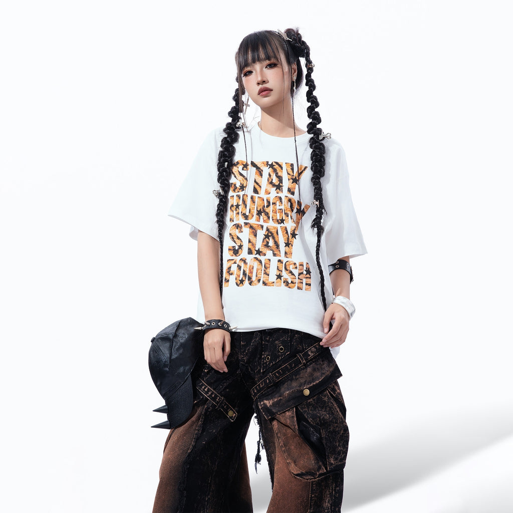 MOGONGSHE_Leopard_Star_Distressed_Letter_Print_Loose_Women's_Short_Sleeve_T-shirts_1067536374369_MISSTT