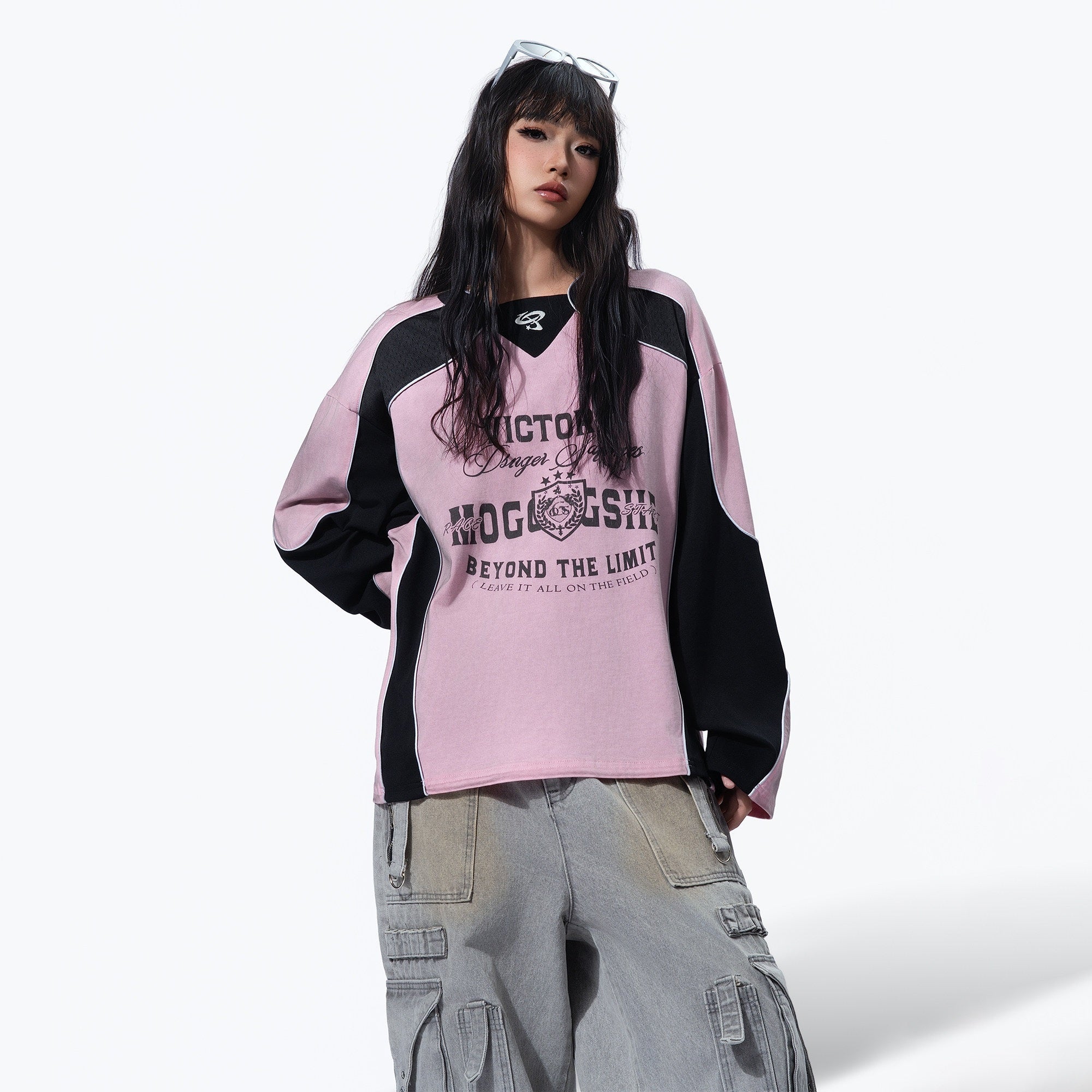MOGONGSHE_Retro_Moto_Distressed_Spray_Print_Women's_Cotton_Long_Sleeve_T-shirts_989396337795_MISSTT