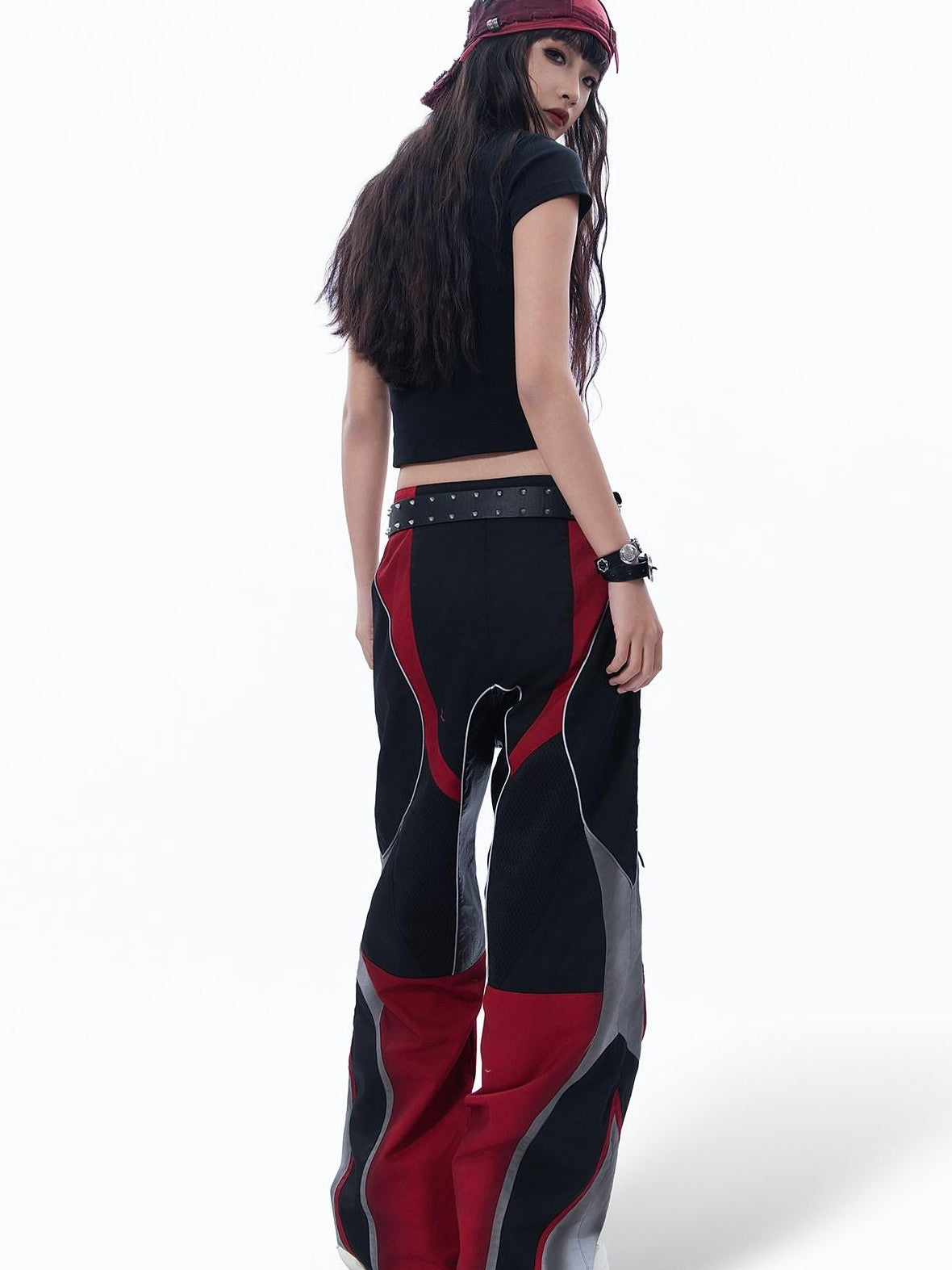 MOGONGSHE Sacred Heart Angel Dark Subculture Slim Fit Straight Shoulder Women's Crop Tops