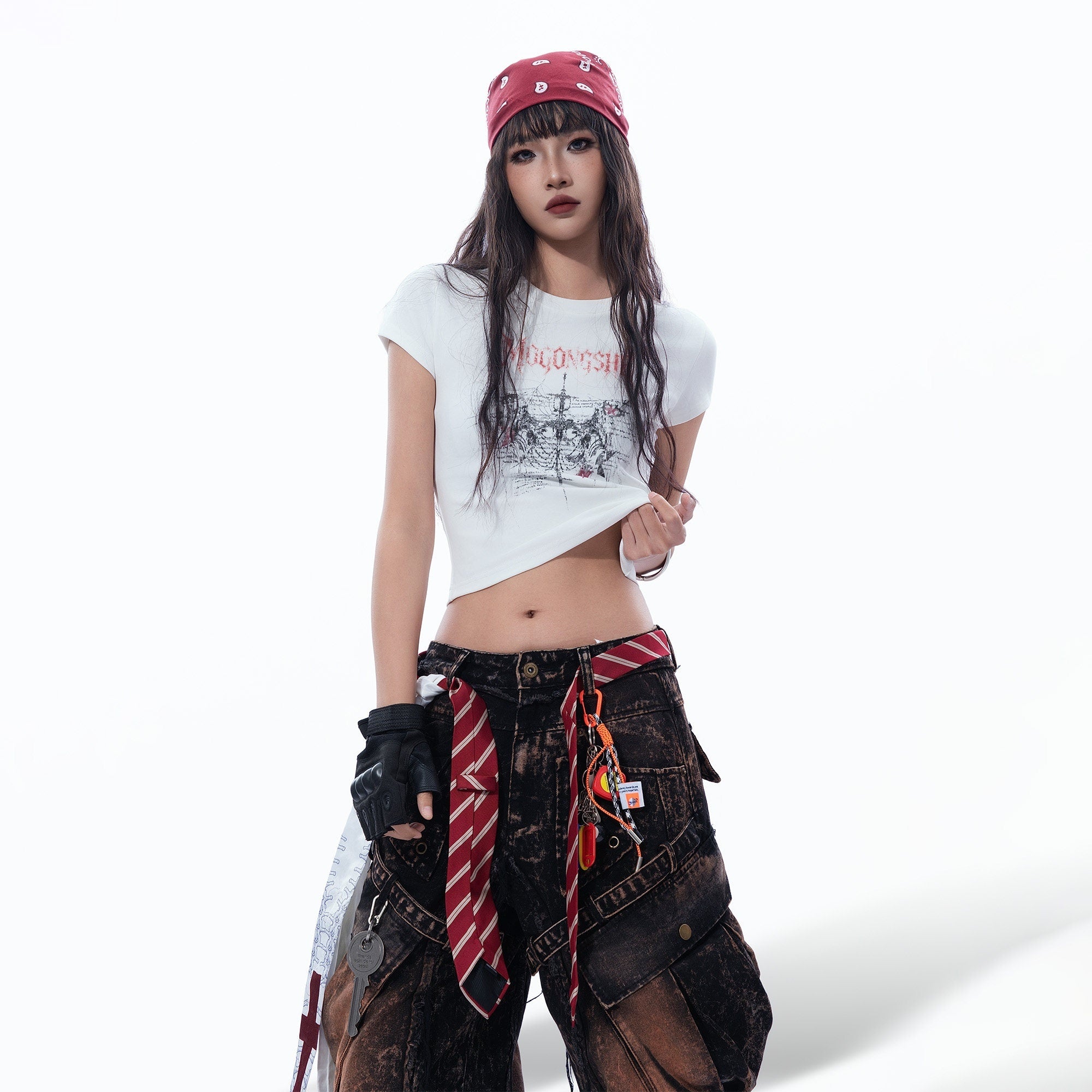MOGONGSHE_Thorn_Cross_American_Print_Short_Sleeve_Slim_Women's_Crop_Tops_1068729510797_MISSTT