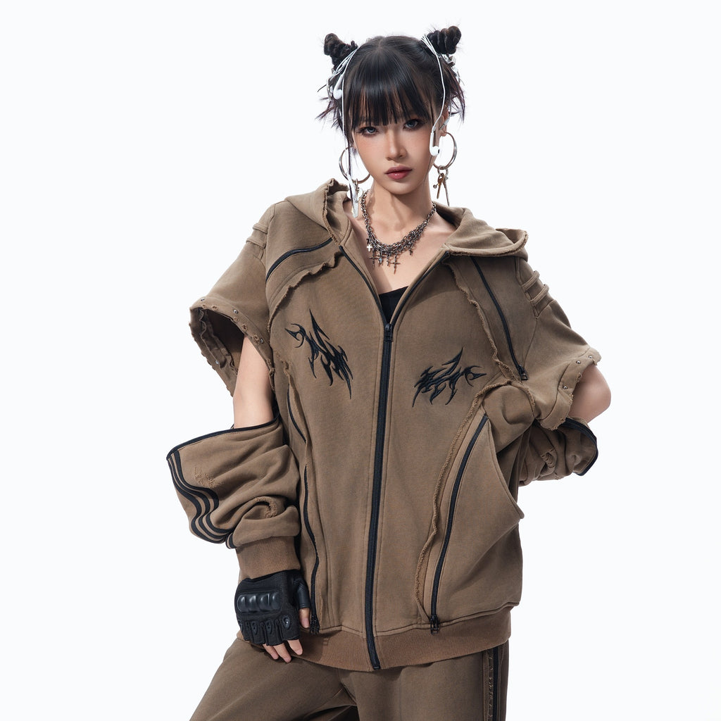 MOGONGSHE_Vintage_Distressed_Detachable_Sleeves_Women's_Two_Piece_Vest_Zip-up_Hoodies_1045467294207_MISSTT