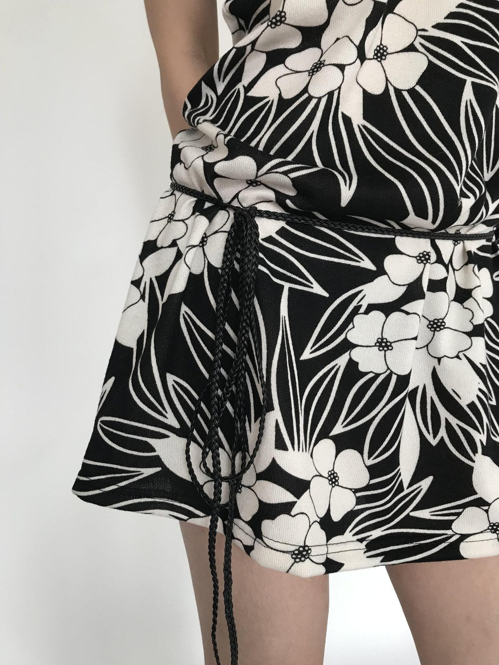 Miko esst Tropical Floral Allover Layered Halter Women's Strapless Midi Dresses