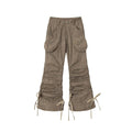 NO_ROMANCE_100_Percent_Cotton_Slim_Cargo_Original_Natural_Waist_Girls_Beige_Straight_Pants_MISSTT