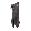 NO_ROMANCE_Cotton_Blend_Set_With_Bandeau_Vintage_Asymmetrical_Party_Casual_Midi_Dresses_MISSTT