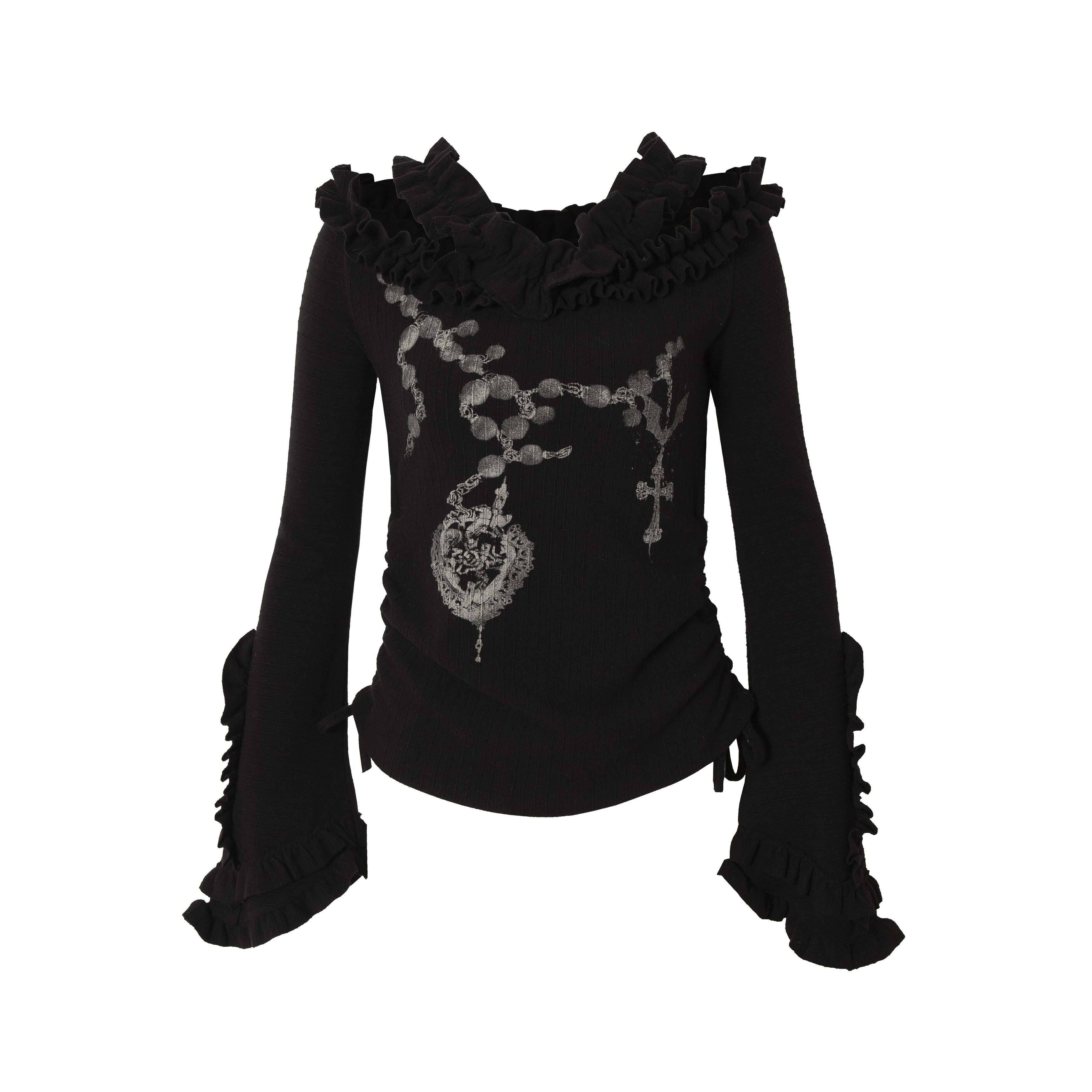 NO_ROMANCE_Creative_Heart_Print_Slim_Boatneck_Bell_Sleeve_Women_Long_Sleeve_T-Shirts_MISSTT