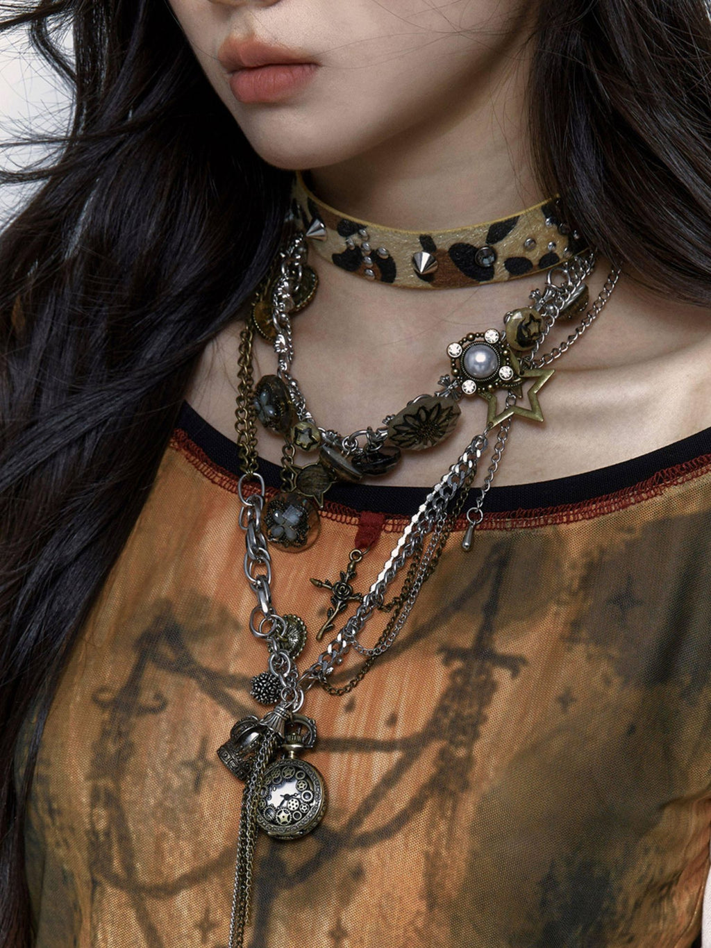 NO ROMANCE Dainty Minimalist Layering Elegant For Women Delicate Jewelry Pendants