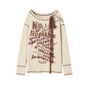 NO_ROMANCE_Distressed_Bow_Print_Relaxed_Round_Neck_Women_Combed_Cotton_Long_Sleeve_T-Shirts_MISSTT