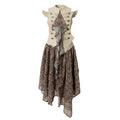 NO_ROMANCE_Embroidered_Leopard_A_Line_Stand_Collar_Slim_Women_Party_Casual_Midi_Dresses_MISSTT