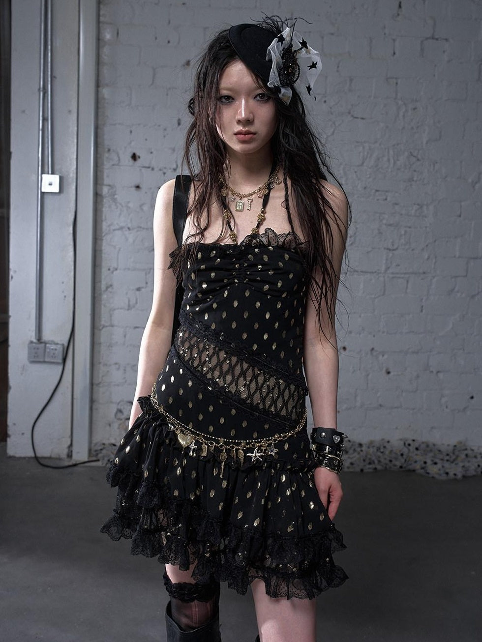 NO ROMANCE Layered Statement Original Design Mixed Metal Waist Body Chain Women Necklaces
