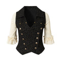NO_ROMANCE_Leopard_Print_Hooded_Faux_Two_Piece_Regal_Double_Breasted_Jackets_MISSTT