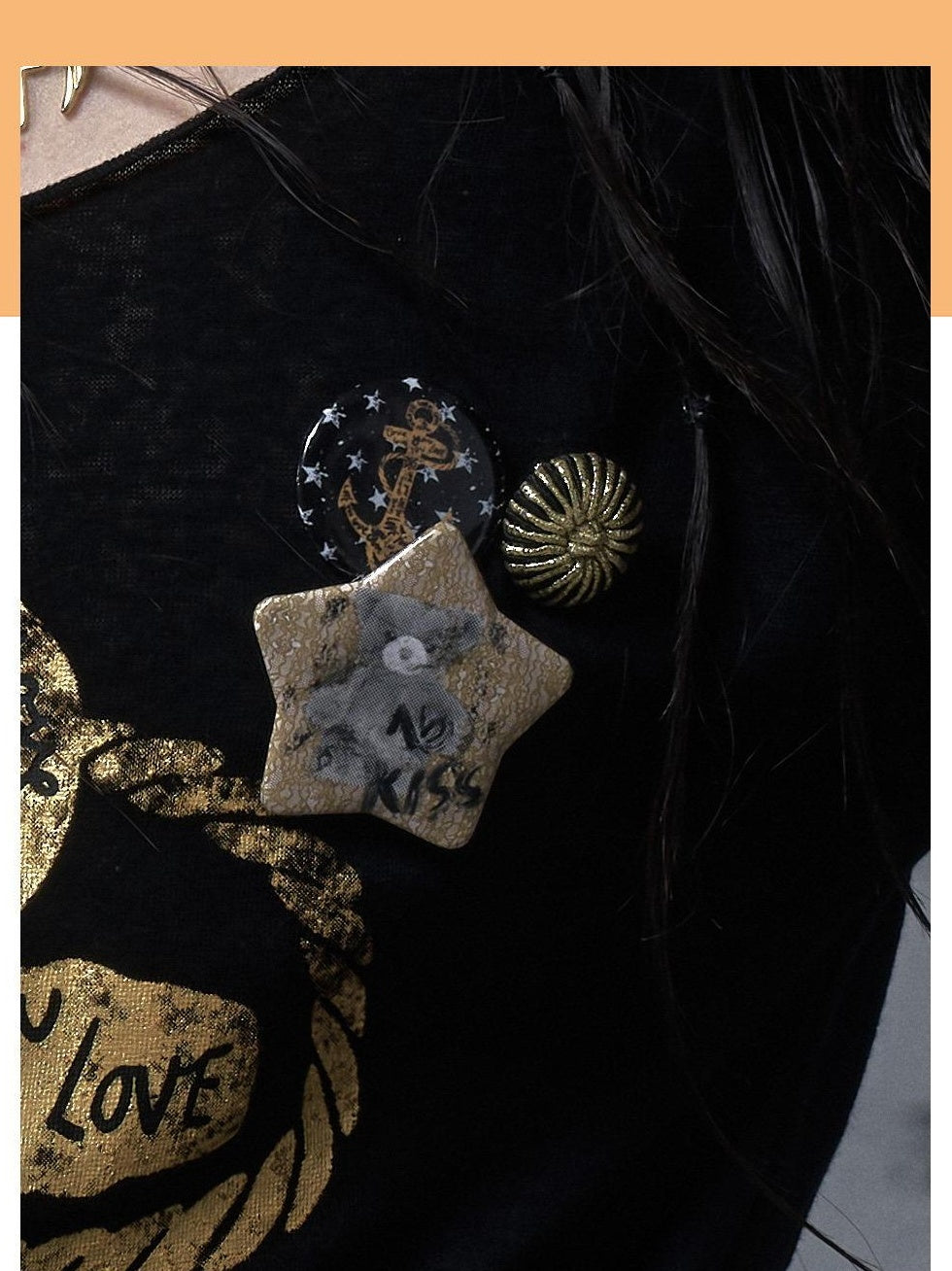 NO ROMANCE Original Design Mixed Material Floral Metal Women Fashion Jewelry Brooches