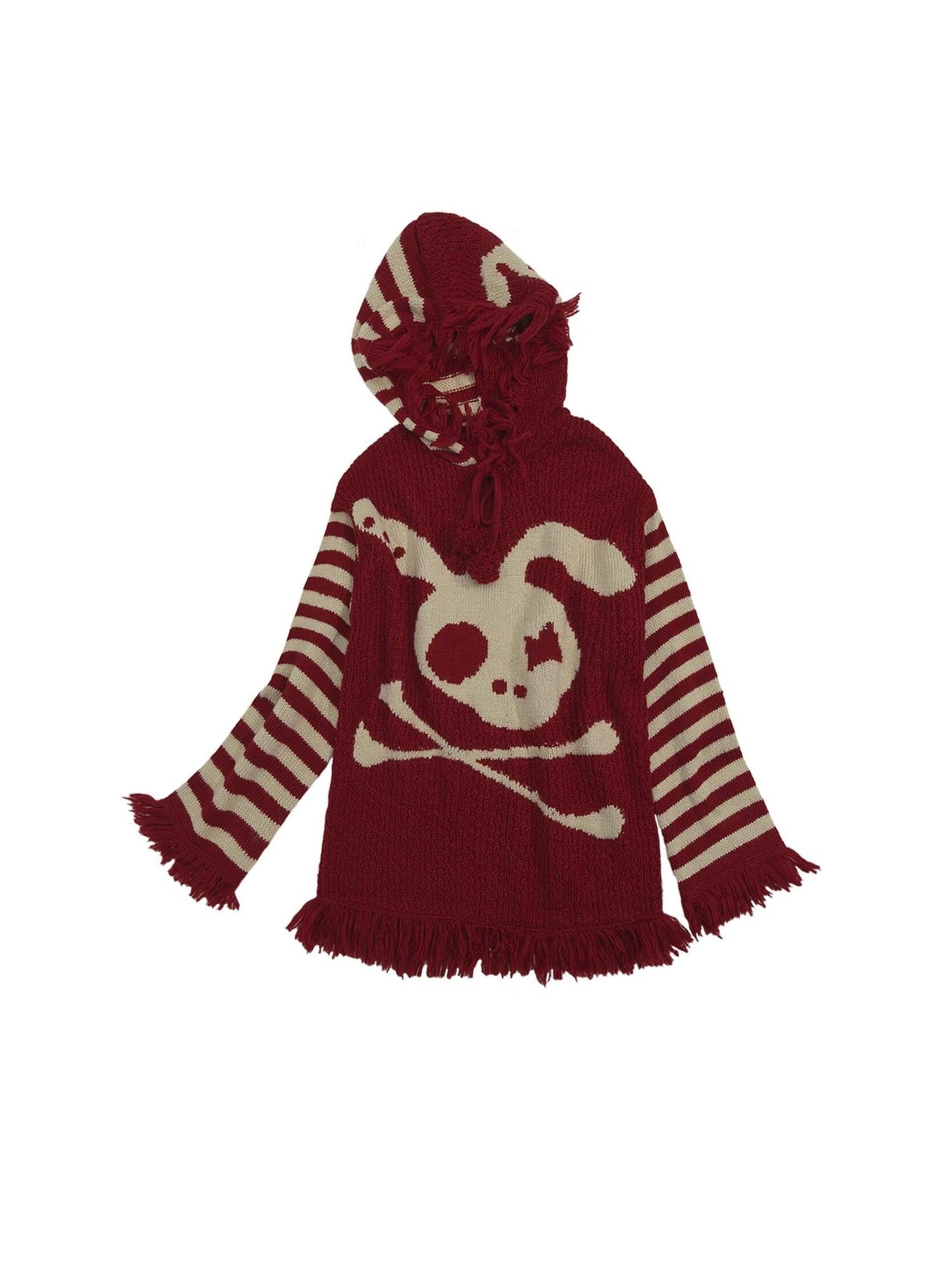 NO ROMANCE Red Accent Street Style Hooded Pullover Regular Fit Black Khaki Wine Hoodies