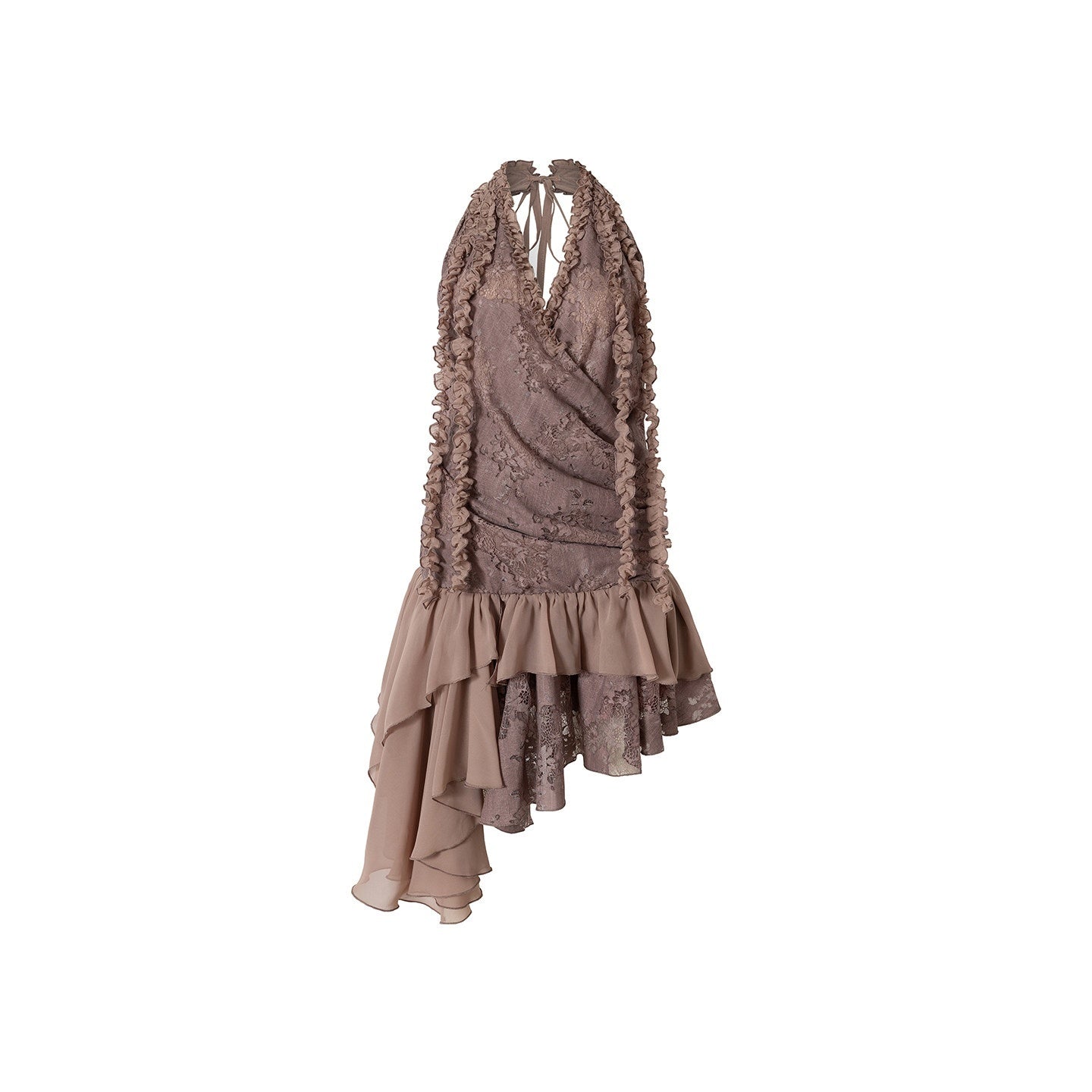 NO_ROMANCE_Soft_Romantic_Halter_Loose_Irregular_Hem_Vacation_Party_Casual_Mini_Dresses_MISSTT