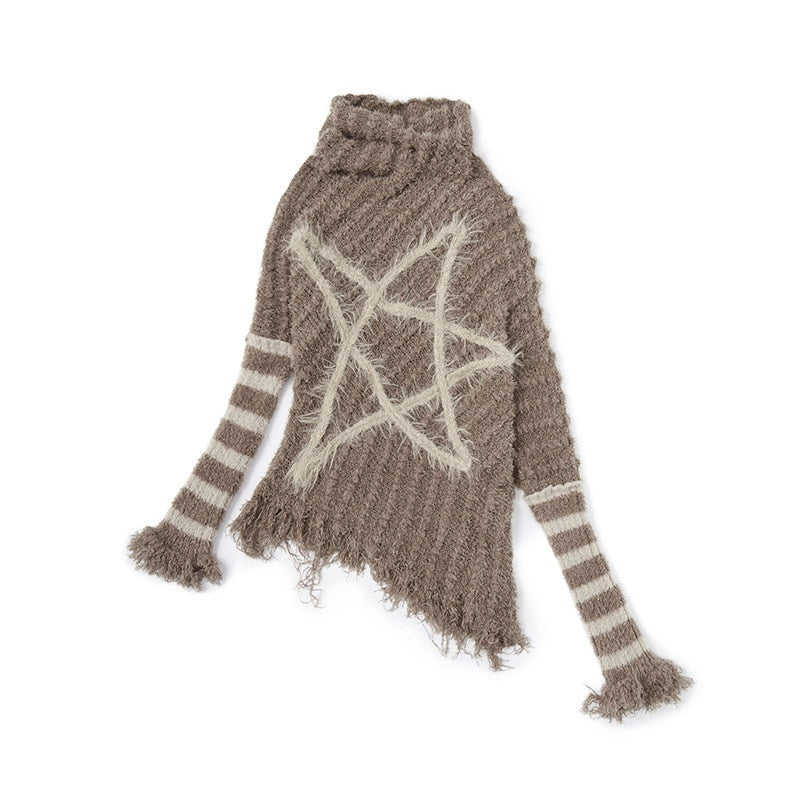 NO_ROMANCE_Warm_Soft_Oversized_Street_Asymmetrical_Batwing_Cowl_Neck_Knit_Sweaters_MISSTT
