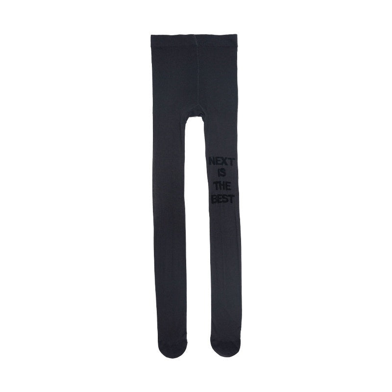 NextPassport_MOF_Black_Flocked_Letter_Applique_European_Women's_Sheer_Lace_Socks_815114861885_MISSTT