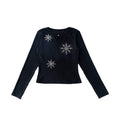 NextPassport_MOF_Black_Snowflake_Beaded_Waterdrop_Neck_Women's_Cotton_Long_Sleeve_T-shirts_839602998577_MISSTT