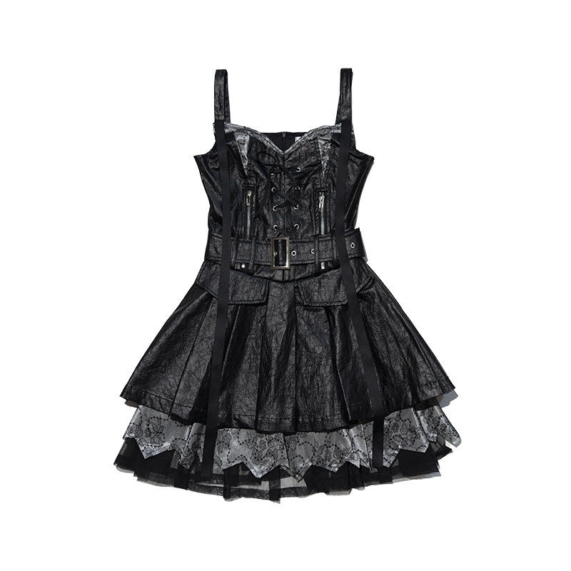 NextPassport_MOF_Black_Strappy_Off_Shoulder_Women's_Pu_Leather_Slip_Mini_Dresses_915091508356_MISSTT