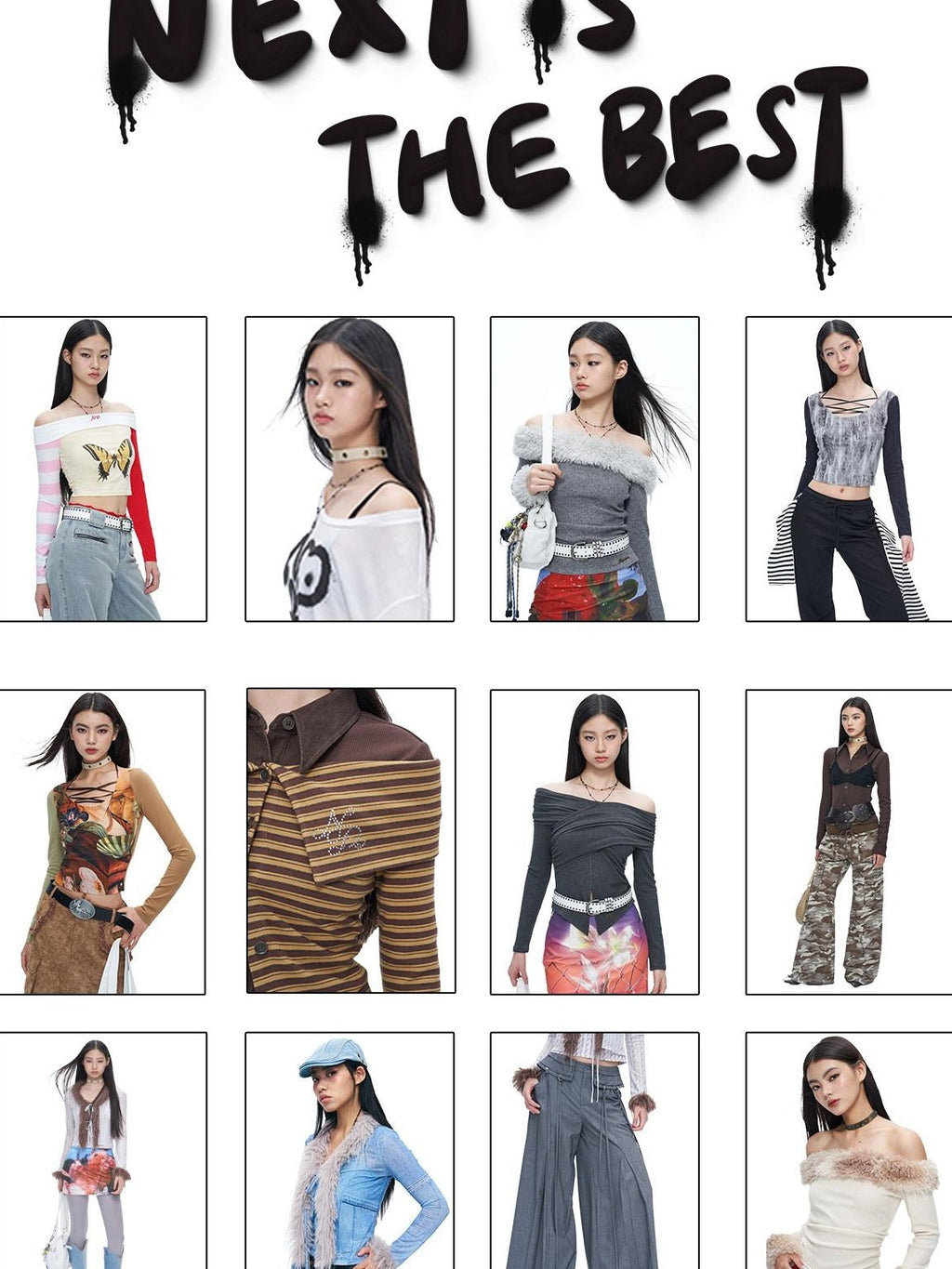 NextPassport MOF Black Tie Dye Printed Lace Up U Neck Women's Other Fabric Long Sleeve T-shirts