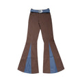 NextPassport_MOF_Brown_Patchwork_Denim_Low_Waist_Zipper_Women's_Polyester_Flare_Jeans_935057766290_MISSTT