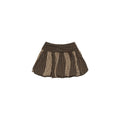 NextPassport_MOF_Brown_Plaid_Patchwork_Striped_Pumpkin_Women's_Polyester_Blend_Mini_Skirts_934635359780_MISSTT