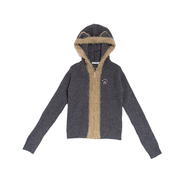 NextPassport_MOF_Cat_Ear_Hooded_Zipper_Animal_Pattern_Women's_Knitwear_Cardigans_980027901949_MISSTT