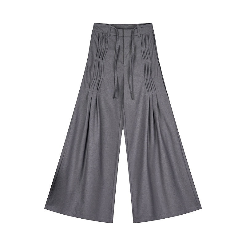 NextPassport_MOF_Gray_Waist_Tie_Low_Rise_Wide_Leg_Women's_Polyester_Pleated_Pants_681470686498_MISSTT