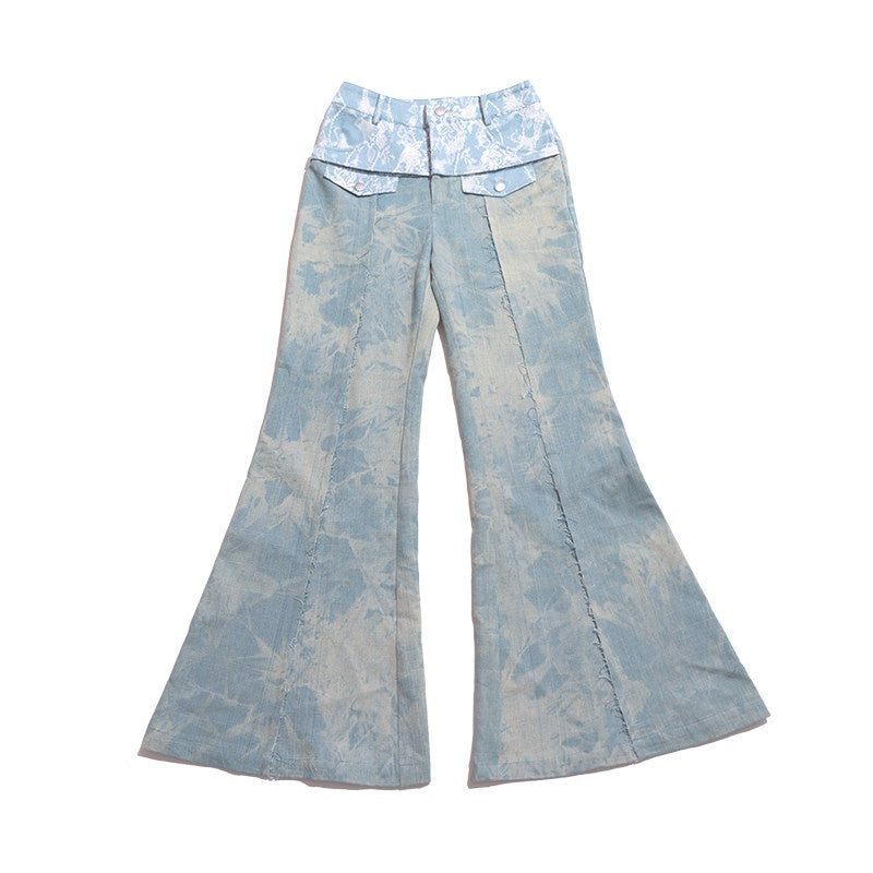 NextPassport_MOF_Light_Blue_Printed_Lace_Patchwork_Slim_Women's_Denim_Flare_Jeans_907902617120_MISSTT