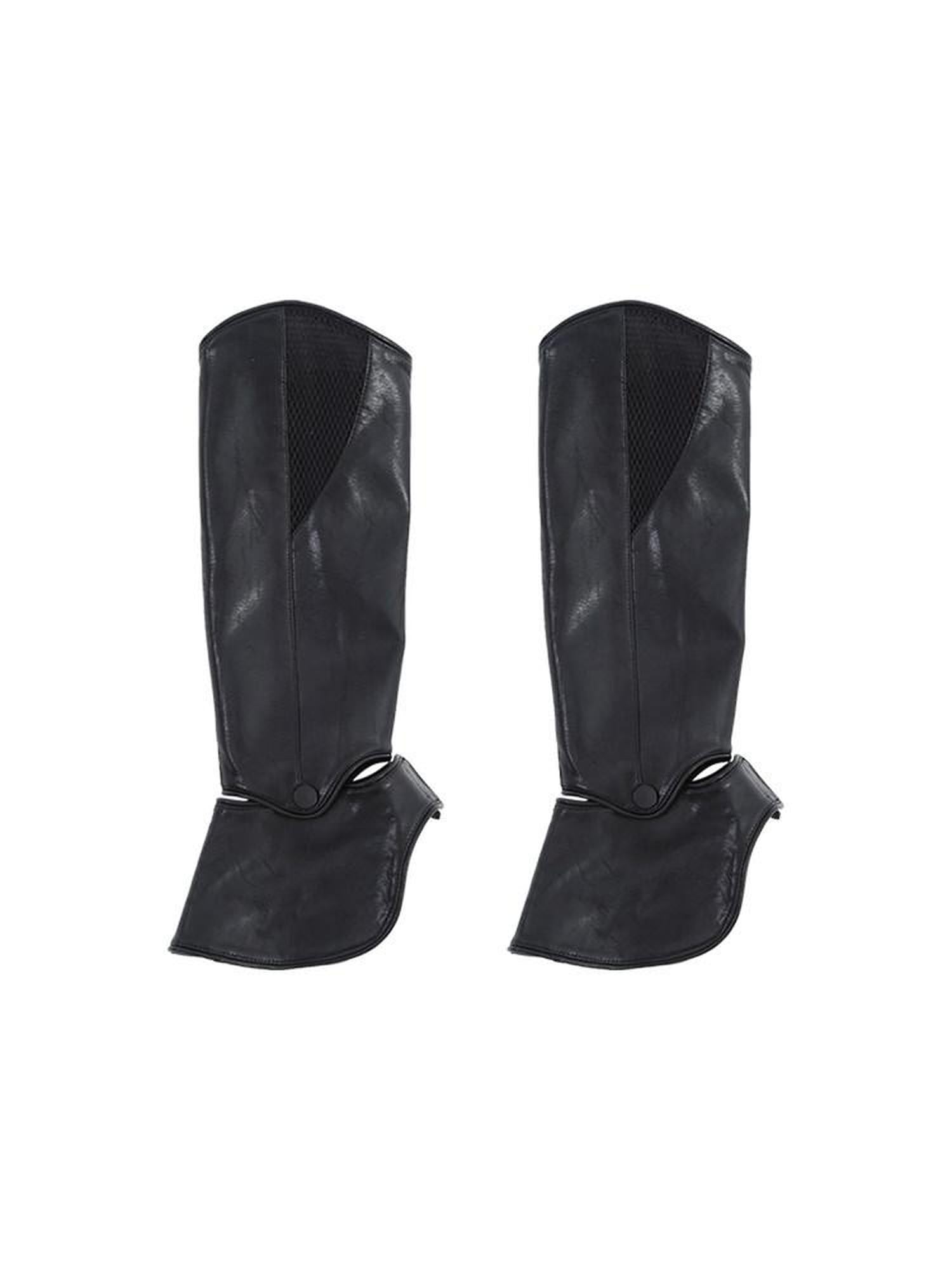 NextPassport MOF Motorcycle Equestrian Detachable Women's Leather Leg Warmers
