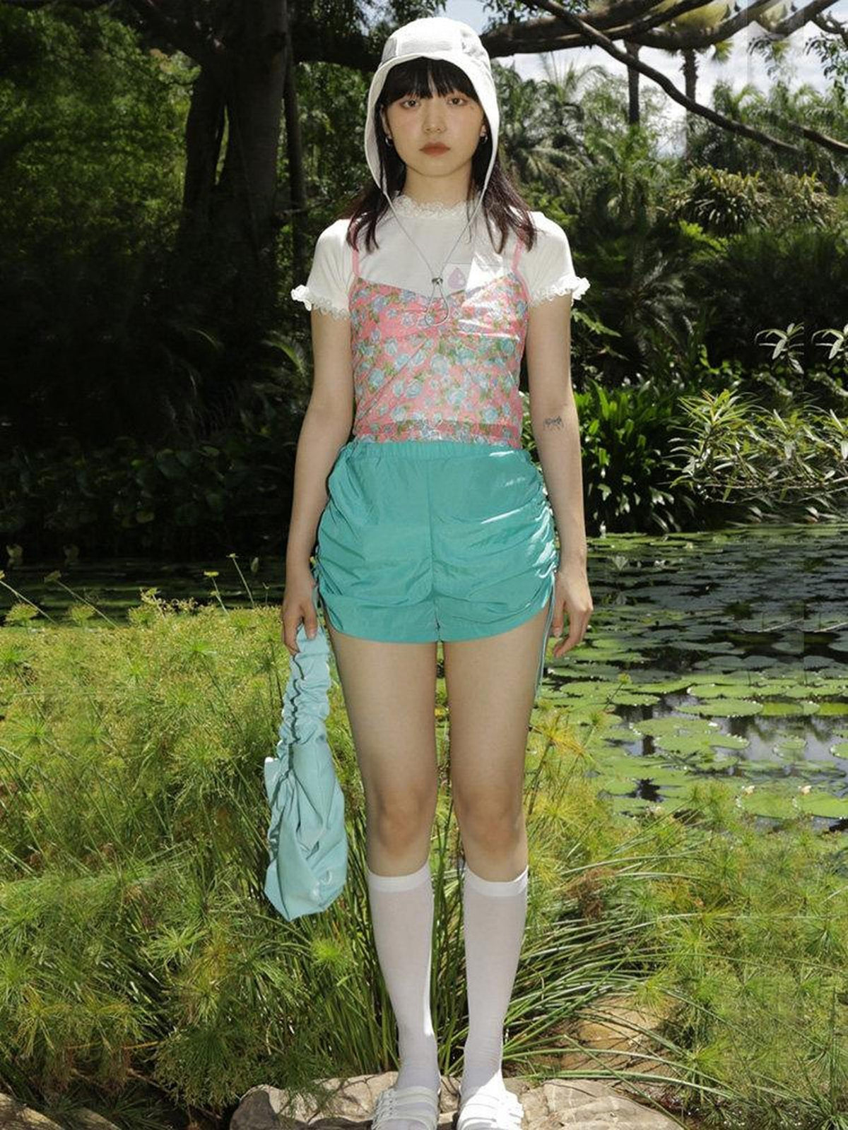 NextPassport MOF Resort Quick Dry Multicolor Women's Polyester Athletic Shorts