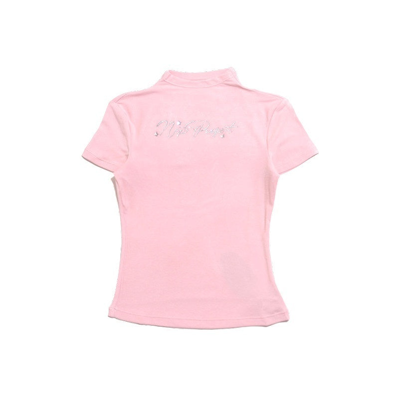 NextPassport_MOF_Rhinestone_Logo_Print_Waist_Cinched_Women's_Recycled_Viscose_Blend_Slim_T-shirts_907863321359_MISSTT