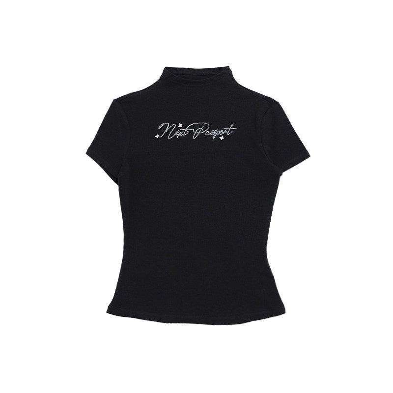 NextPassport_MOF_Rhinestone_Logo_Print_Waist_Cinched_Women's_Recycled_Viscose_Blend_Slim_T-shirts_907863321359_MISSTT