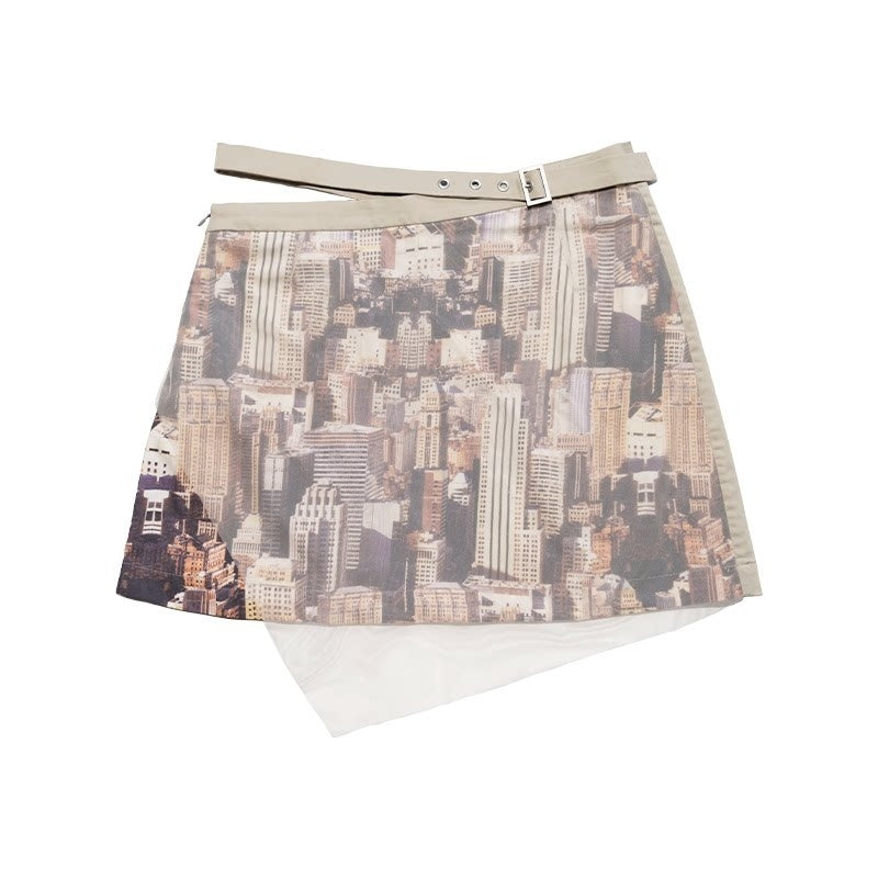 NextPassport_MOF_Sheer_Overlay_Asymmetric_Double_Waist_A_Line_Retro_Women's_Mini_Skirts_918537001919_MISSTT