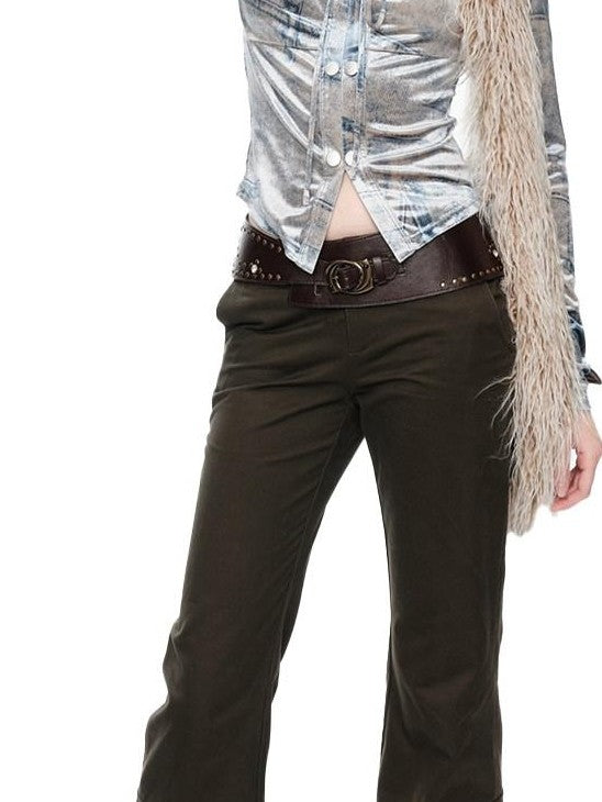 NextPassport MOF Silver Gray Faux Denim Velvet Chic Women's Faux Denim Velvet Matching Skirt Sets