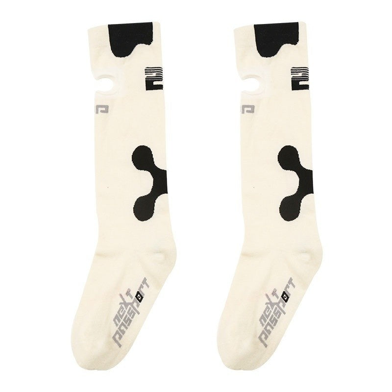 NextPassport_MOF_Sporty_Colorblock_Unique_Design_Women's_Cotton_Knit_Crew_Socks_624886986459_MISSTT