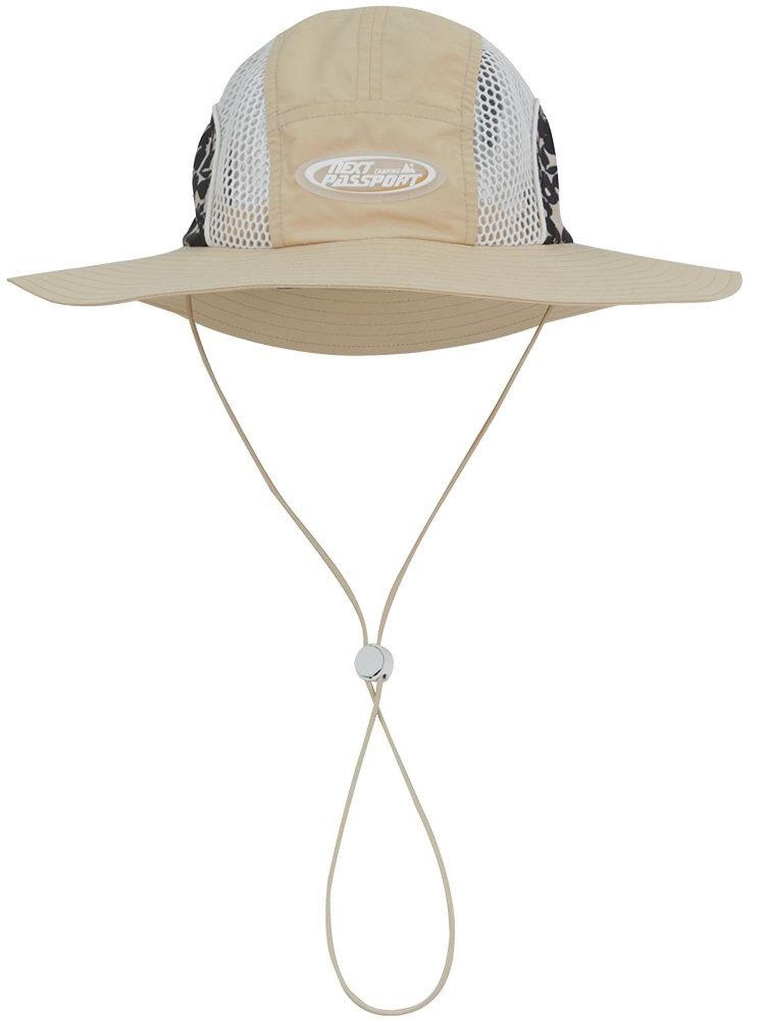 NextPassport MOF Striped Mesh Paneled Breathable Waterproof Women's Nylon Bucket Hats