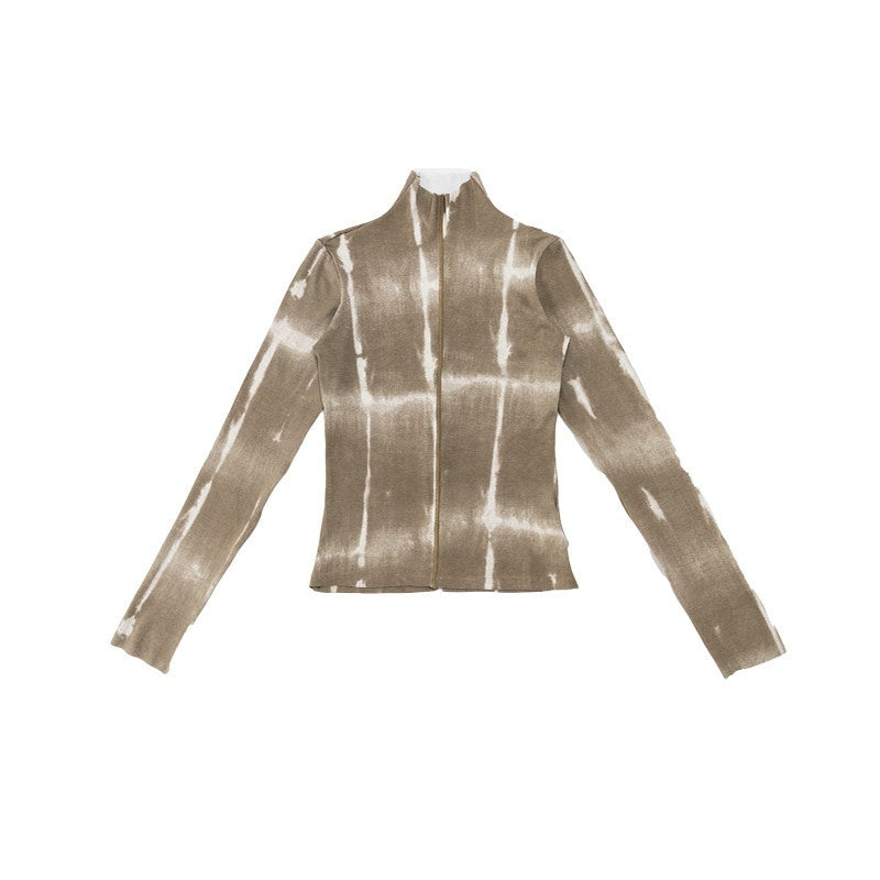 NextPassport_MOF_Tie_Dye_Turn_Down_Collar_Slim_Fit_Women's_Cotton_Blend_Long_Sleeve_T-shirts_839709355636_MISSTT