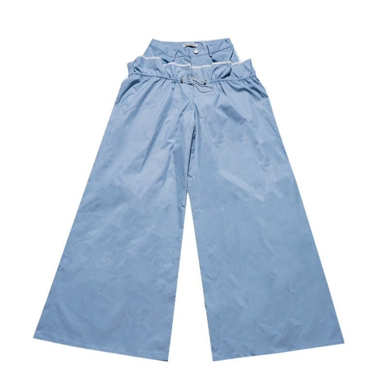 NextPassport_MOF_Two_Tone_Contrast_Stripe_Ruffle_Drawstring_High_Waist_Women's_Wide-leg_Pants_729436329112_MISSTT