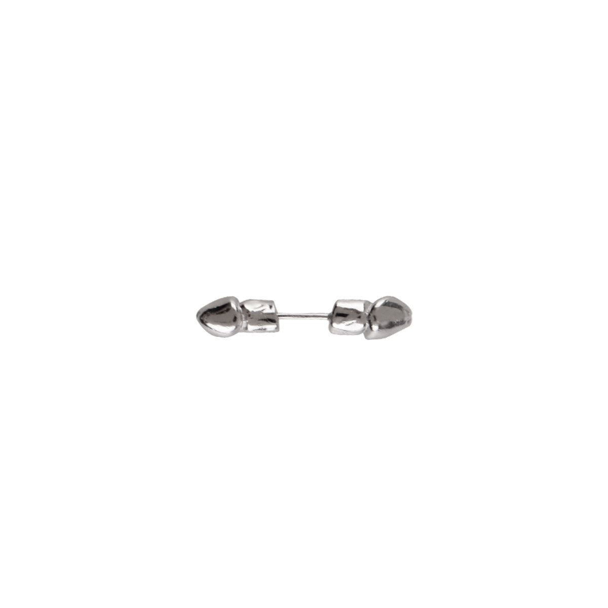 Night_Lab_Affordable_Silver_Tone_Minimalist_Couple_Matching_Dangle_Earrings_MISSTT